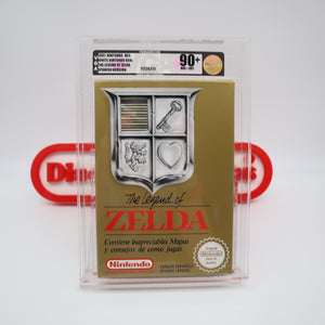 THE LEGEND OF ZELDA (SPANISH) - VGA GRADED 90+MINT GOLD! NEW & Factory Sealed! (NES Nintendo)