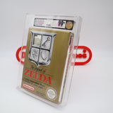 THE LEGEND OF ZELDA (SPANISH) - VGA GRADED 90+MINT GOLD! NEW & Factory Sealed! (NES Nintendo)