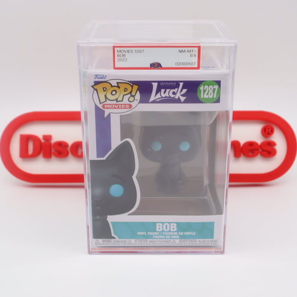 LUCK / BOB #1287 - PSA GRADED 8.5 NM-MT+ NEW Authentic & Factory Sealed! (Funko POP!)