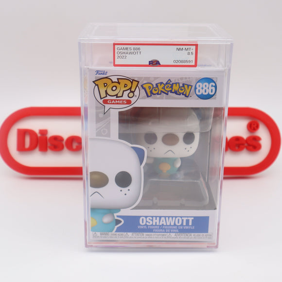 OSHAWOTT #886 - PSA GRADED 8.5 NM-MT+ NEW Authentic & Factory Sealed! (Funko POP!)
