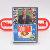 JOHN MADDEN FOOTBALL '92 1992 - NEW & Factory Sealed with Authentic 3-Sided Seam! (Sega Genesis)