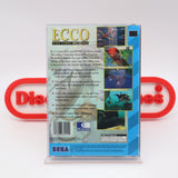 ECCO THE DOLPHIN 2 II: THE TIDES OF TIME - NEW & Factory Sealed with Authentic 3-Sided Seam! (Sega CD)