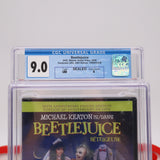 BEETLEJUICE / BEETLE JUICE - 20th ANNIVERSARY DELUXE EDITION - CGC GRADED 9.0 A! NEW & Factory Sealed! (DVD)