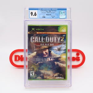 COD CALL OF DUTY 2: BIG RED ONE - CGC GRADED 9.6 A+! NEW & Factory Sealed! (XBOX)