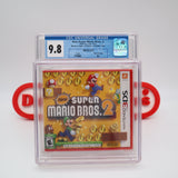 NEW SUPER MARIO BROS. 2 - CGC GRADED 9.8 A+ UNCIRCULATED! NEW & Factory Sealed! (Nintendo 3DS)