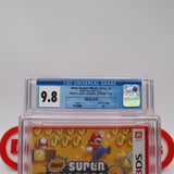 NEW SUPER MARIO BROS. 2 - CGC GRADED 9.8 A+ UNCIRCULATED! NEW & Factory Sealed! (Nintendo 3DS)