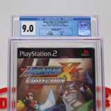 MEGAMAN / MEGA MAN X COLLECTION - CGC GRADED 9.0 A+! NEW & Factory Sealed! (PS2 PlayStation 2)