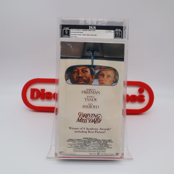 DRIVING MISS DAISY - IGS GRADED 9.0 BOX & 9.5 SEAL! NEW & Factory Sealed with Authentic H-Overlap Seam! (VHS)