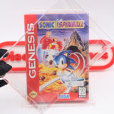 SONIC THE HEDGEHOG: SPINBALL - NEW & Factory Sealed with Authentic 3-Sided Seam! (Sega Genesis)