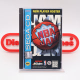 NBA JAM (THE ORIGINAL!) - NEW & Factory Sealed with Authentic V-Overlap Seam! (Sega CD)