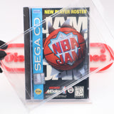 NBA JAM (THE ORIGINAL!) - NEW & Factory Sealed with Authentic V-Overlap Seam! (Sega CD)
