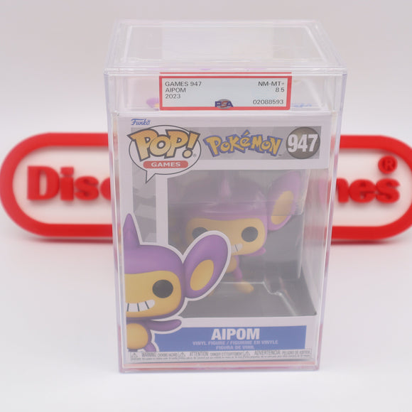 POKEMON: AIPOM #947 - PSA GRADED 8.5 NM-MT+ NEW Authentic & Factory Sealed! (Funko POP!)