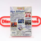 SONIC THE HEDGEHOG 3 III: MEGA HIT SERIES - NEW & Factory Sealed with Authentic 3-Sided Seam! (Sega Genesis)