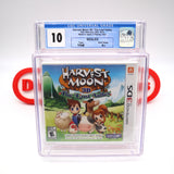 HARVEST MOON 3D 3-D: THE LOST VALLEY - PERFECT/HIGHEST GRADED CGC 10 A++! NEW & Factory Sealed! (Nintendo 3DS)