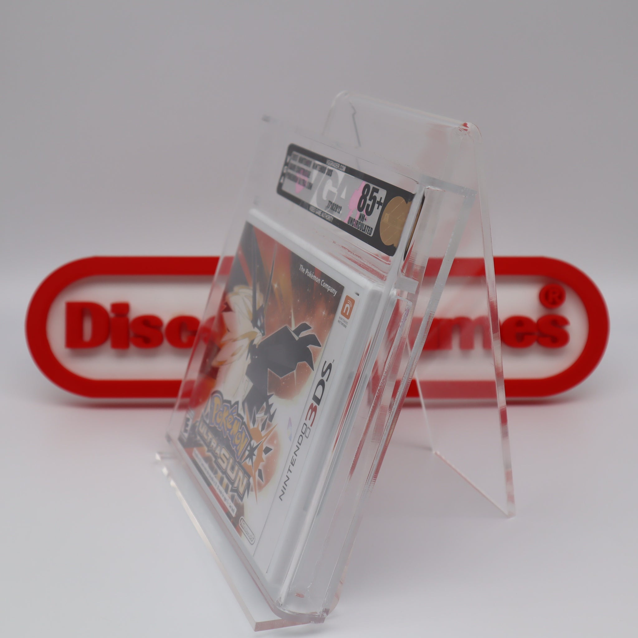 POKEMON ULTRA SUN - UNCIRCULATED - VGA GRADED 85+ NM+ GOLD! NEW