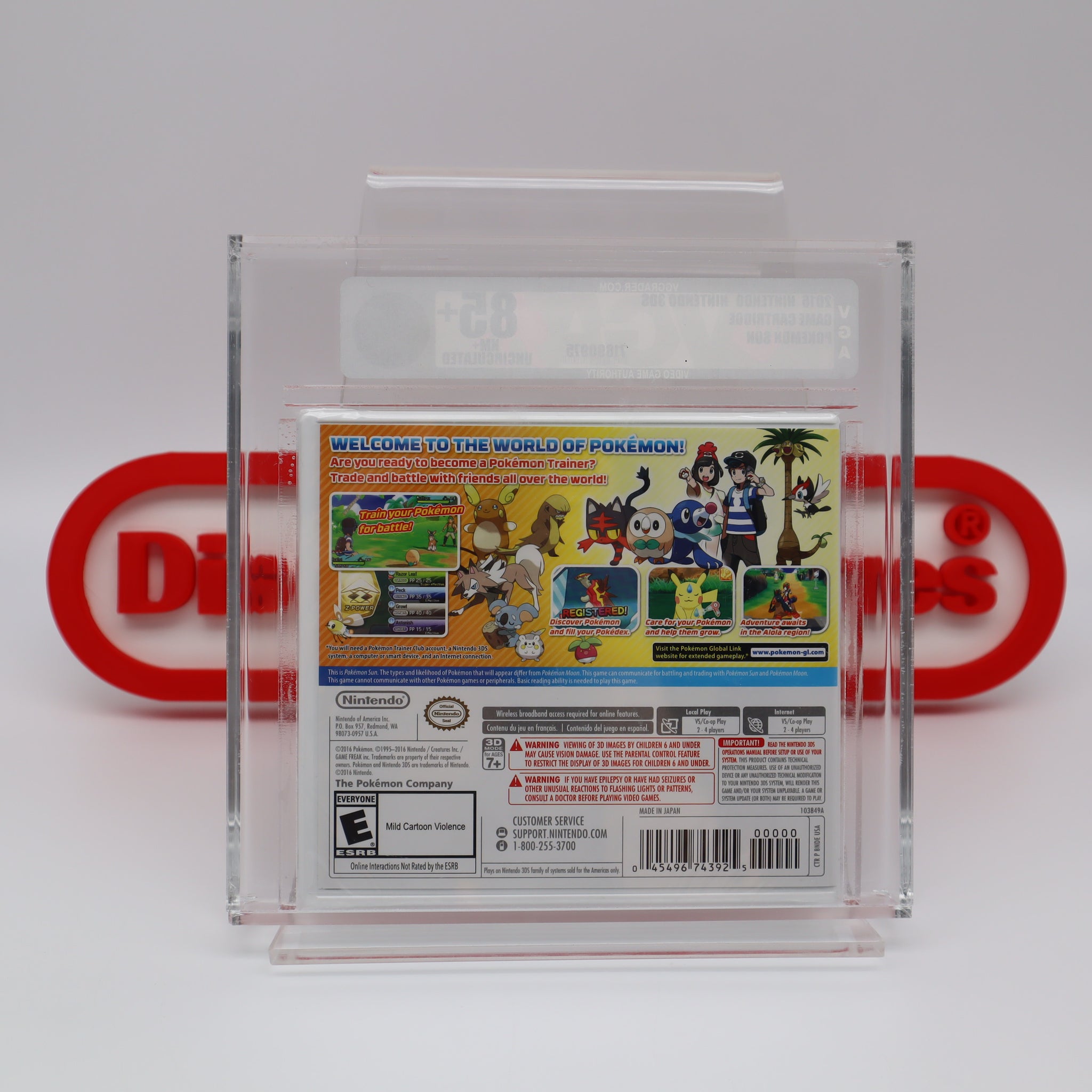 pokemon card game 3ds POKEMON SUN - UNCIRCULATED