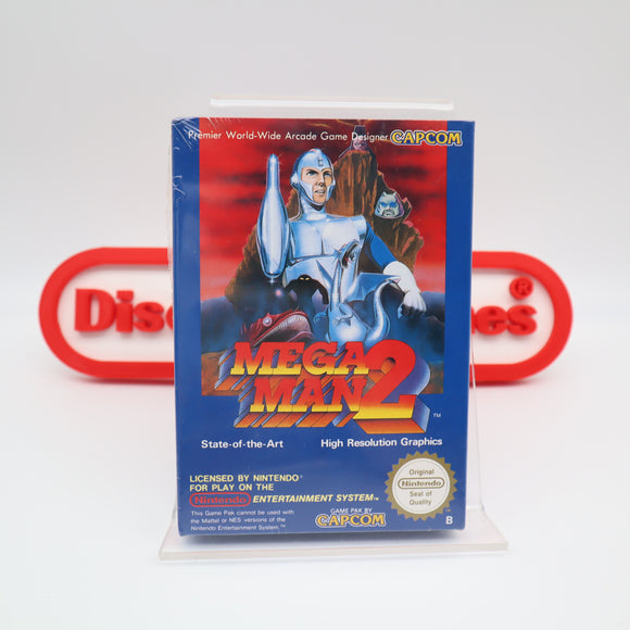 MEGA MAN 2 / MEGAMAN II - NEW & Factory Sealed PAL Version (NES Nintendo)