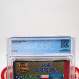 TECMO SUPER BOWL - CGC GRADED 9.6 A++! NEW & Factory Sealed with Authentic Tube Seal! (Sega Genesis)