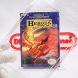 ADVANCED DUNGEONS & DRAGONS: HEROES OF THE LANCE - NEW & Factory Sealed with Authentic H-Seam! (NES Nintendo)