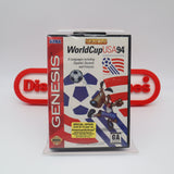 WORLD CUP USA '94 1994 SOCCER - NEW & Factory Sealed! (Sega Genesis)