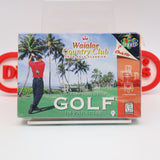 WAIALAE COUNTRY CLUB: TRUE GOLF CLASSICS - NEW & Factory Sealed with Authentic H-Overlap Seam! (N64 / NINTENDO 64)