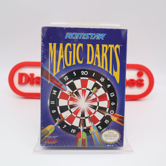 MAGIC DARTS - NEW & Factory Sealed with Authentic H-Seam! (NES Nintendo)