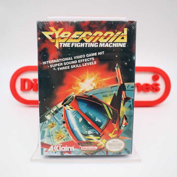 CYBERNOID: THE FIGHTING MACHINE - NEW & Factory Sealed with Authentic H-Seam! (NES Nintendo)