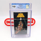 STAR WARS EPISODE IV: A NEW HOPE - CGC GRADED 9.8 A++! NEW & Factory Sealed with Authentic V-Overlap Seam! (VHS)