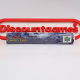 WAIALAE COUNTRY CLUB: TRUE GOLF CLASSICS - NEW & Factory Sealed with Authentic H-Overlap Seam! (N64 / NINTENDO 64)