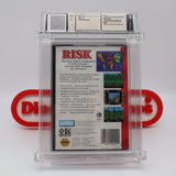 RISK: WORLD CONQUEST - EARLY PRODUCTION CLAMSHELL! WATA GRADED 9.4 A+! NEW & Factory Sealed! (Sega Genesis)
