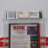 RISK: WORLD CONQUEST - EARLY PRODUCTION CLAMSHELL! WATA GRADED 9.4 A+! NEW & Factory Sealed! (Sega Genesis)