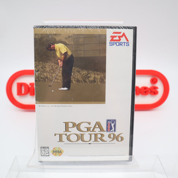 PGA TOUR '96 1996 GOLF  - NEW & Factory Sealed with Authentic 3-Sided Seam! (Sega Genesis)