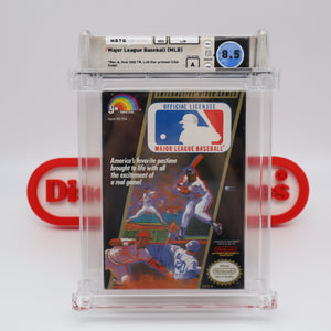 MLB: MAJOR LEAGUE BASEBALL - WATA GRADED 8.5 A! NEW & Factory Sealed with Authentic H-Seam! (NES Nintendo)