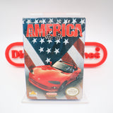 RACE AMERICA - DODGE VIPER COVER! NEW & Factory Sealed with Authentic H-Seam! (NES Nintendo)