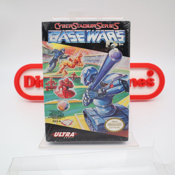 CYBER STADIUM SERIES: BASE WARS - NEW & Factory Sealed with Authentic H-Seam! (NES Nintendo)