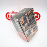 WHERE IN TIME IS CARMEN SANDIEGO? BIG BOX! - NEW & Factory Sealed with Authentic 3-Sided Seam! (Sega Genesis)