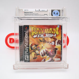 RAYMAN RUSH - WATA GRADED 9.6 A+! NEW & Factory Sealed! (PS1 PlayStation 1)