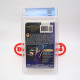DISNEY'S SNOW WHITE AND THE SEVEN DWARFS + BOOK INSIDE VARIANT! CGC GRADED 9.0 A+! NEW & Factory Sealed w/ H-Overlap Seam! (VHS)