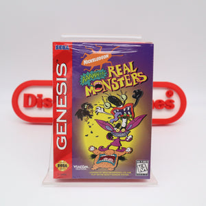 NICKELODEON'S AAAHH!! REAL MONSTERS - NEW & Factory Sealed! (Sega Genesis)