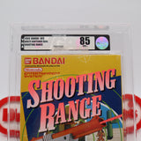 SHOOTING RANGE - ZAPPER GAME - VGA GRADED 85 NM+ SILVER! NEW & Factory Sealed with Authentic H-Seam! (NES Nintendo)
