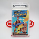 DISNEY'S HERCULES: ZERO TO HERO (SCREENER/DEMO TAPE!) IGS GRADED 8.0 BOX & 6.5 SEAL! NEW & Factory Sealed with Authentic H-Overlap Seam! (VHS)