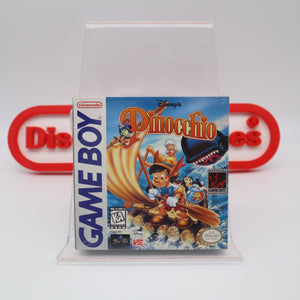 DISNEY'S PINOCCHIO - NEW & Factory Sealed with Authentic H-Seam! (Game Boy Original)