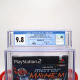 VEHICLE COMBAT LEAGUE / VCL Presents: MOTOR MAYHEM - CGC GRADED 9.8 A+! NEW & Factory Sealed! (PS2 PlayStation 2)