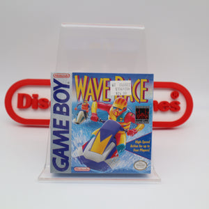 WAVE RACE / WAVERACE 1ST PRINT - POP ZERO 0!!! NEW & Factory Sealed with Authentic H-Seam! (Game Boy Original)