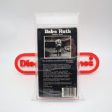 GREATEST SPORTS LEGENDS: BABE RUTH - IGS GRADED 7.5 BOX & 6.5 SEAL! NEW & Factory Sealed with Authentic H-Overlap Seam! (VHS)