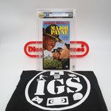 MAJOR PAYNE - IGS GRADED 8.0 BOX & 8.5 SEAL! NEW & Factory Sealed with Authentic V-Overlap Seam! (VHS)