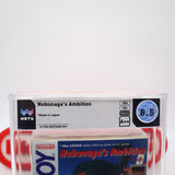NOBUNAGA'S AMBITION - WATA GRADED 8.5 A++! NEW & Factory Sealed with Authentic H-Seam! (Game Boy Original)