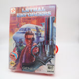 LETHAL ENFORCERS BIG BOX W/ JUSTIFIER BUNDLE! NEW & Factory Sealed with Authentic 3-Sided Seam! (Sega Genesis)
