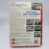 LETHAL ENFORCERS BIG BOX W/ JUSTIFIER BUNDLE! NEW & Factory Sealed with Authentic 3-Sided Seam! (Sega Genesis)