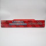 LETHAL ENFORCERS BIG BOX W/ JUSTIFIER BUNDLE! NEW & Factory Sealed with Authentic 3-Sided Seam! (Sega Genesis)